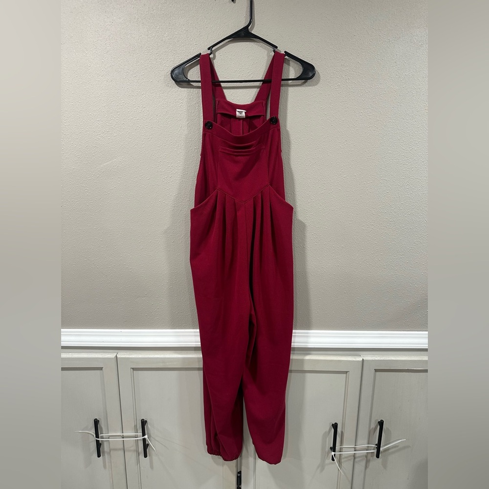 Halara Women’s Pocket Waffle Casual Jogger Overalls - Picture 9 of 14